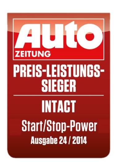 To 2014 ως καλύτερη μπαταρία αυτοκινήτου στο περιοδικό AUTO ZEITUNG