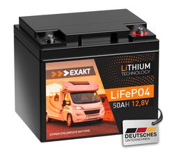 Μπαταρία Βαθιάς Εκφόρτισης Λιθίου EXAKT Lithium LifePO4 50Ah | battery-expert.gr