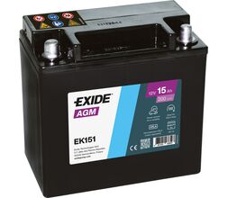 Exide AGM BackUp-Power EK151 15Ah 200A βοηθητική μπαταρία για Land Rover και Jaguar