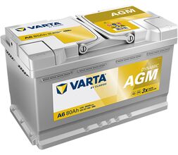 ΜΠΑΤΑΡΙΑ START STOP VARTA AGM A6 80AH / battery-expert.gr
