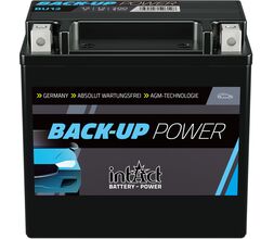 intAct BackUp-Power BU12 12Ah 200A βοηθητική μπαταρία AGM Auxiliary Battery
