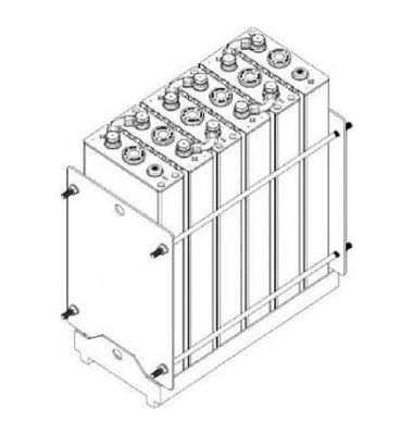 σύστημα στήριξης για μπαταρίες 12V