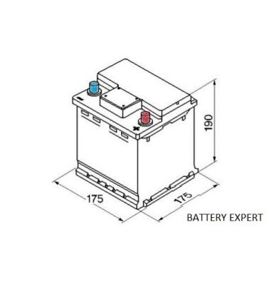 Μπαταρία Αυτοκινήτου START POWER 54408 44AH 390A | battery-expert.gr