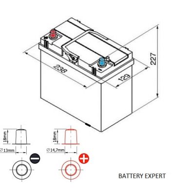 Μπαταρία Αυτοκινήτου START POWER 54551 45AH 300CCA EN | battery-expert.gr