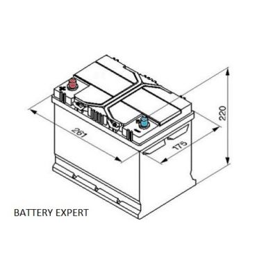 Μπαταρία Αυτοκινήτου START POWER 57024 70AH 550A | battery-expert.gr