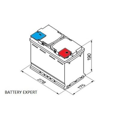 Μπαταρία START-STOP AFB680 70AH 800A | battery-expert.gr