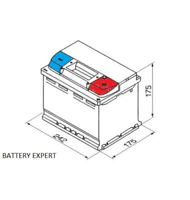 Μπαταρία Αυτοκινήτου INTACT X-POWER 60AH | battery-expert.gr