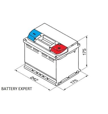 Μπαταρία Αυτοκινήτου INTACT X-POWER 60AH | battery-expert.gr