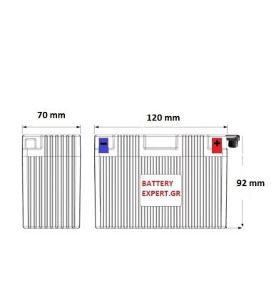 Μπαταρία Μοτοσυκλέτας YB4L-B | battery-expert.gr