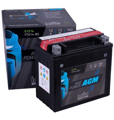 Μπαταρία Μοτοσυκλέτας YTX14-BS 12AH BIKE AGM | battery-expert.gr