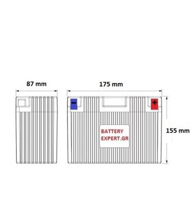 Μπαταρία Μοτοσυκλέτας  YTX20L-BS