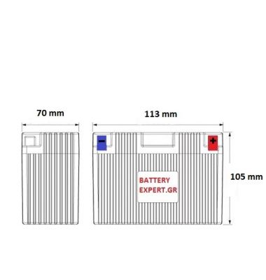 Μπαταρία Μοτοσυκλέτας YTX5L-BS | battery-expert.gr