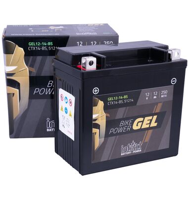 Μπαταρία Intact Gel YTX14-BS 12Ah για μοτοσυκλέτες με ABS, TFT & Keyless