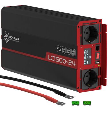 Inverter Καθαρού Ημιτόνου 1500W 24V Μονοφασικό| battery-expert.gr