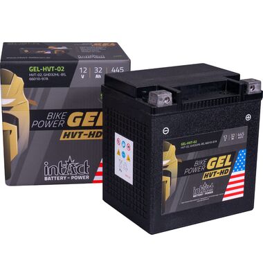Μπαταρία μοτοσικλέτας IntAct Bike-Power GEL-HVT-02 32AH 445A CCA για Harley Davidson και ATV