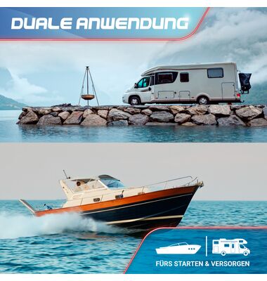 NRG Marine AGM DUAL Μπαταρία Σκάφους 240Αh 1700A EP2100 12V / battery-expert.gr