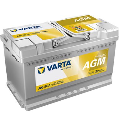 ΜΠΑΤΑΡΙΑ START STOP VARTA AGM A6 80AH / battery-expert.gr