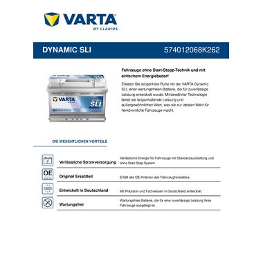 Μπαταρία Αυτοκινήτου VARTA E11 74AH 680a | battery-expert.gr