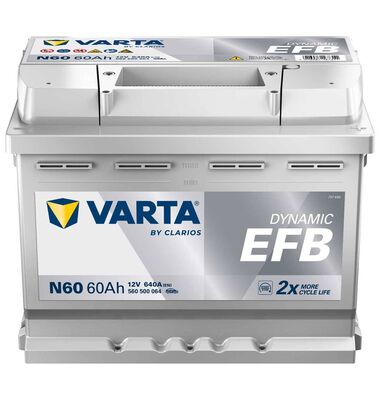 ΜΠΑΤΑΡΙΑ START STOP VARTA EFB N60 60AH / battery-expert.gr