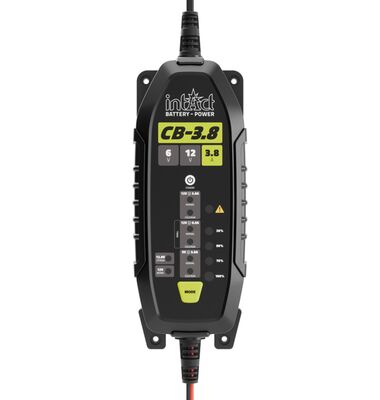 Φορτιστής-Συντηρητής Μπαταρίας 6V/12V CB-3.8 3.8A και LiFePO4 | battery-expert.gr