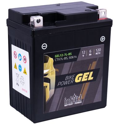 Μπαταρία Μοτοσυκλέτας intAct Gel YTX7L-BS | battery-expert.gr