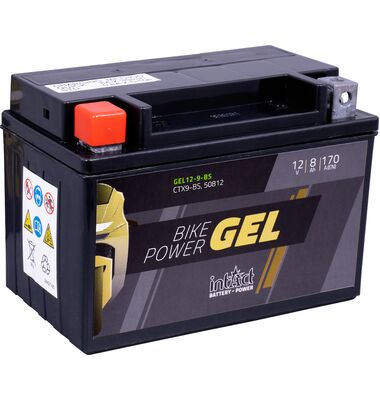 Μπαταρία Μοτοσυκλέτας intAct Gel YTX9-BS | battery-expert.gr