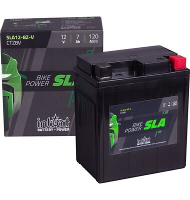 Μπαταρία Μοτοσυκλέτας Intact Bike Power SLA 12-8Z-V 7Ah 120A / www.battery-expert.gr